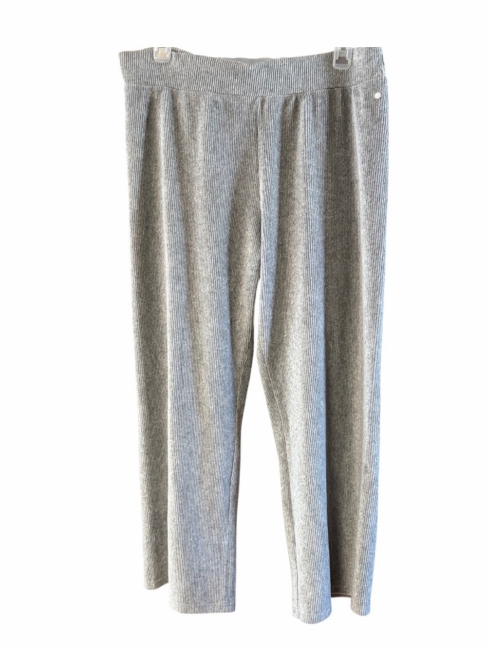 Lattelove Velour Cord Ribbed Straight Leg Lounge Pants